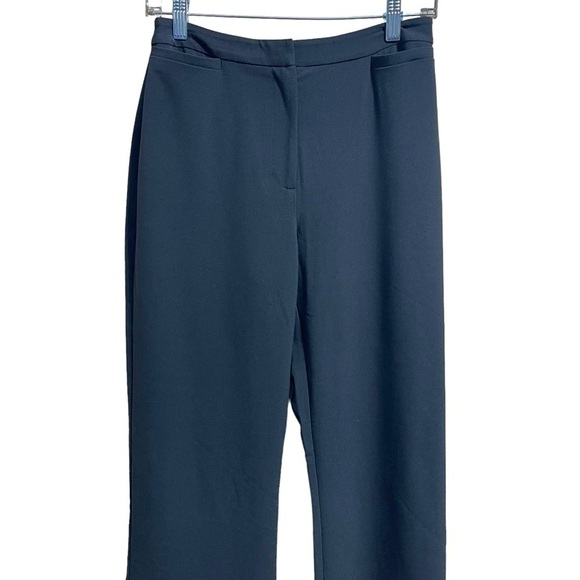 Chico's High Waist Flare Leg Black Trousers Women's Dress Pants Size 0 Tall - Picture 3 of 8